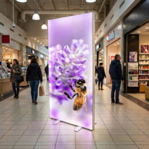 totem retroilluminato ouragan